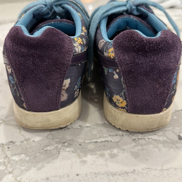 RARE Gola X Cath Kidston Woodland Rose In Grape Harrier Trainer/Sneaker size 6 - Picture 4 of 6